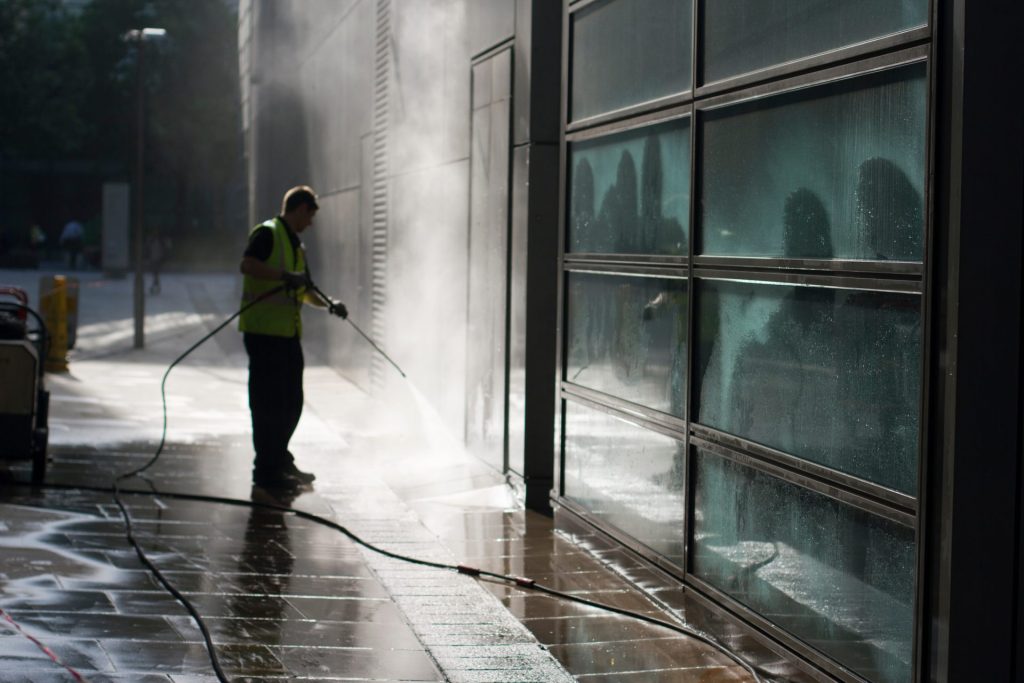 Pressure Washing for a Clean and Safe Work Environment 